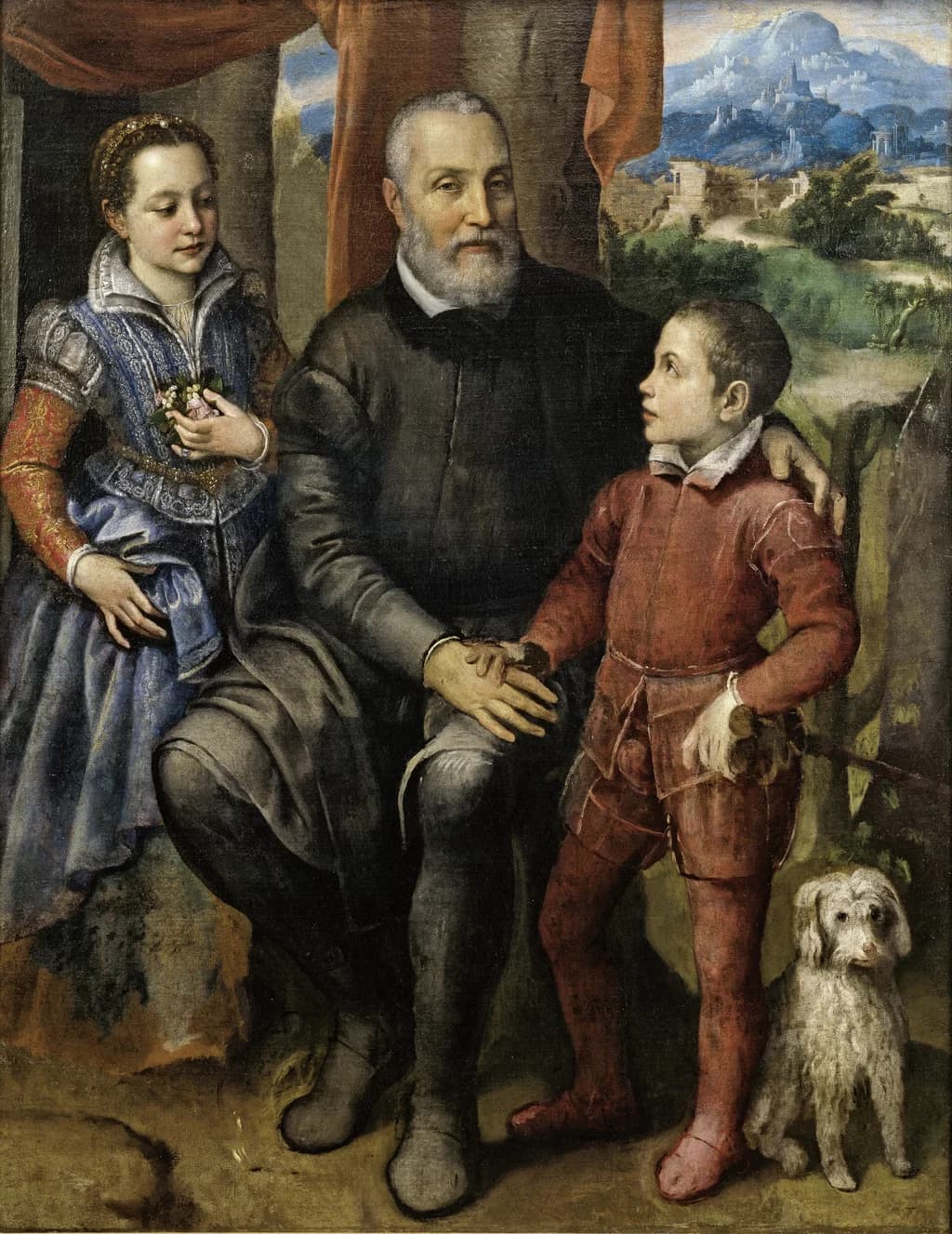 Portrait Group with the Artist’s Father, Brother and Sister