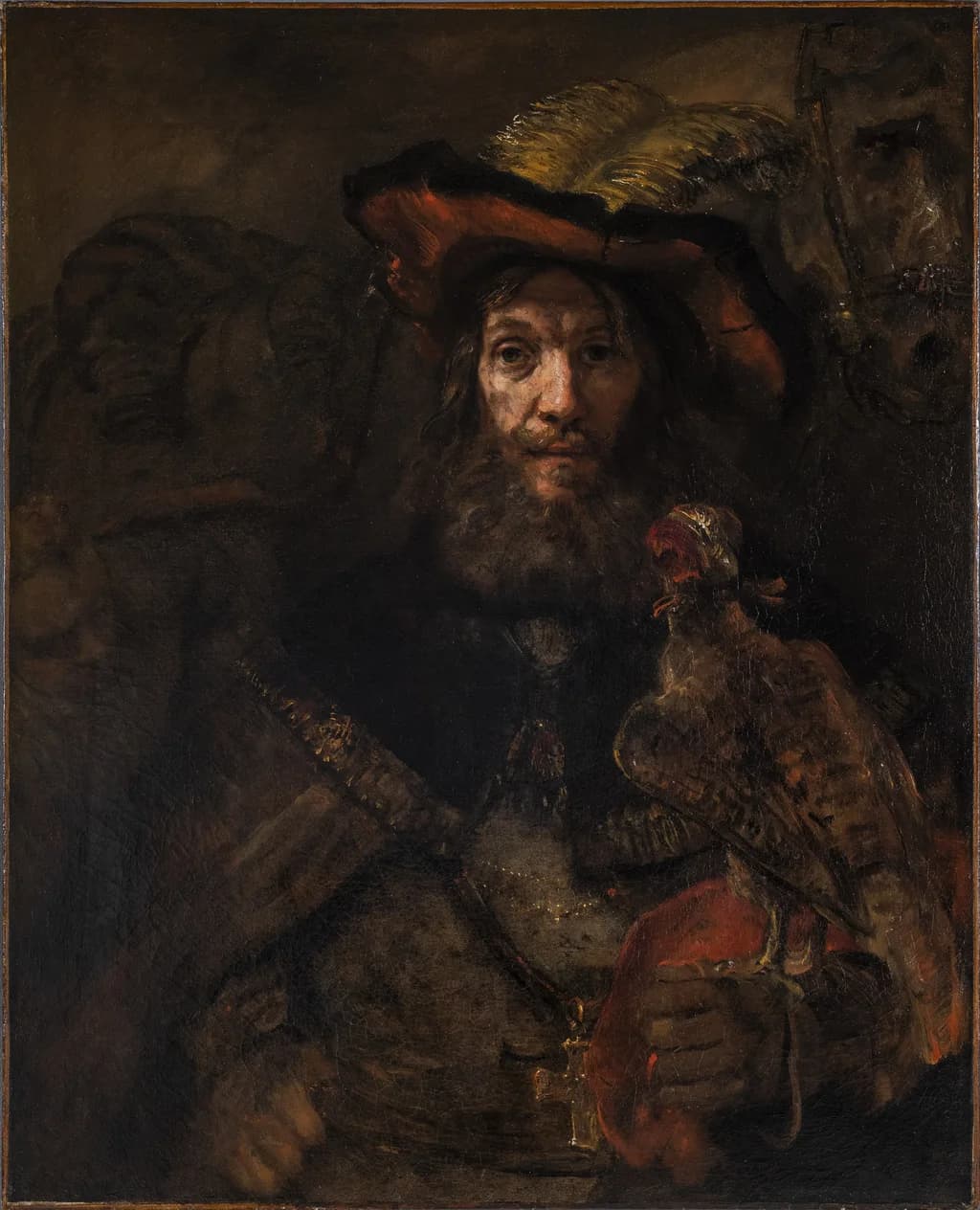 Man with a Falcon (possibly St. Bavo)