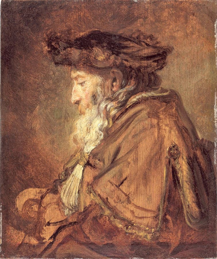 Portrait of an Old Man (Possibly a Rabbi)