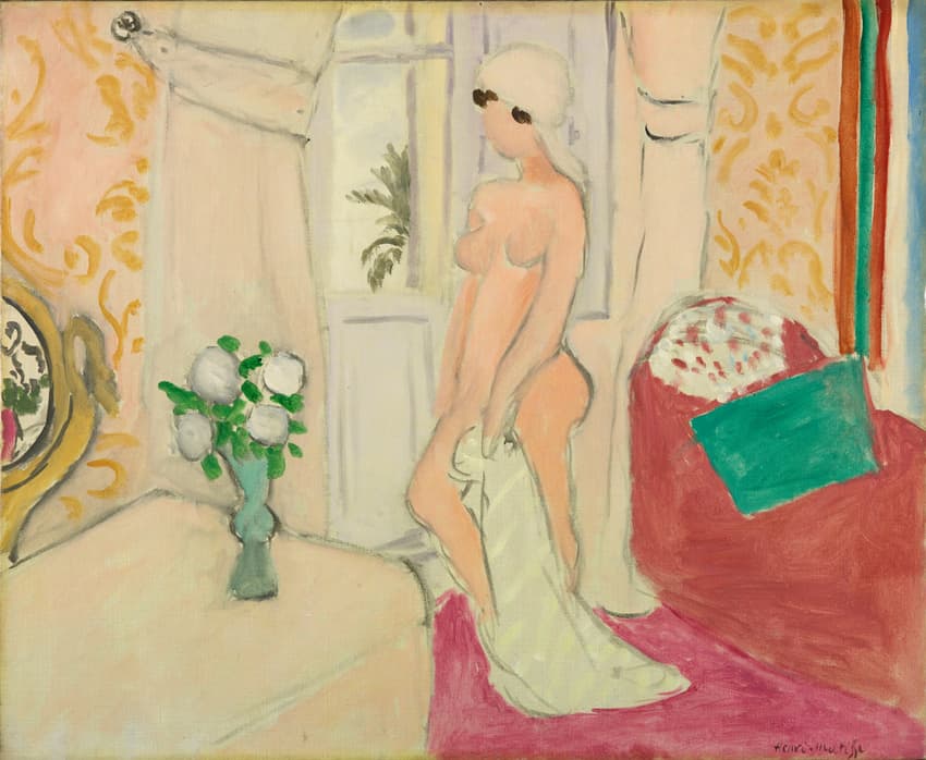 Young Girl with the Vase of Flowers