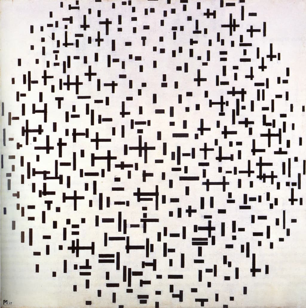 Composition in line, second state