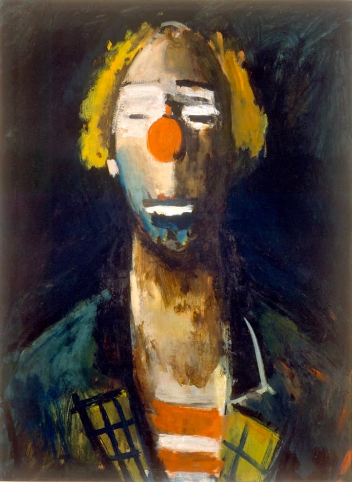 Head of a clown