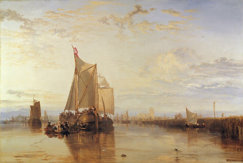 Dort, or Dordrecht: The Dort packet-boat from Rotterdam becalmed