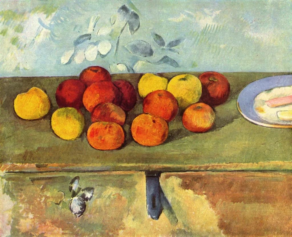 Äpfel und Kekse
