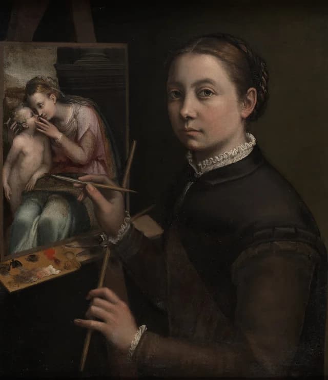 Self-portrait at an Easel