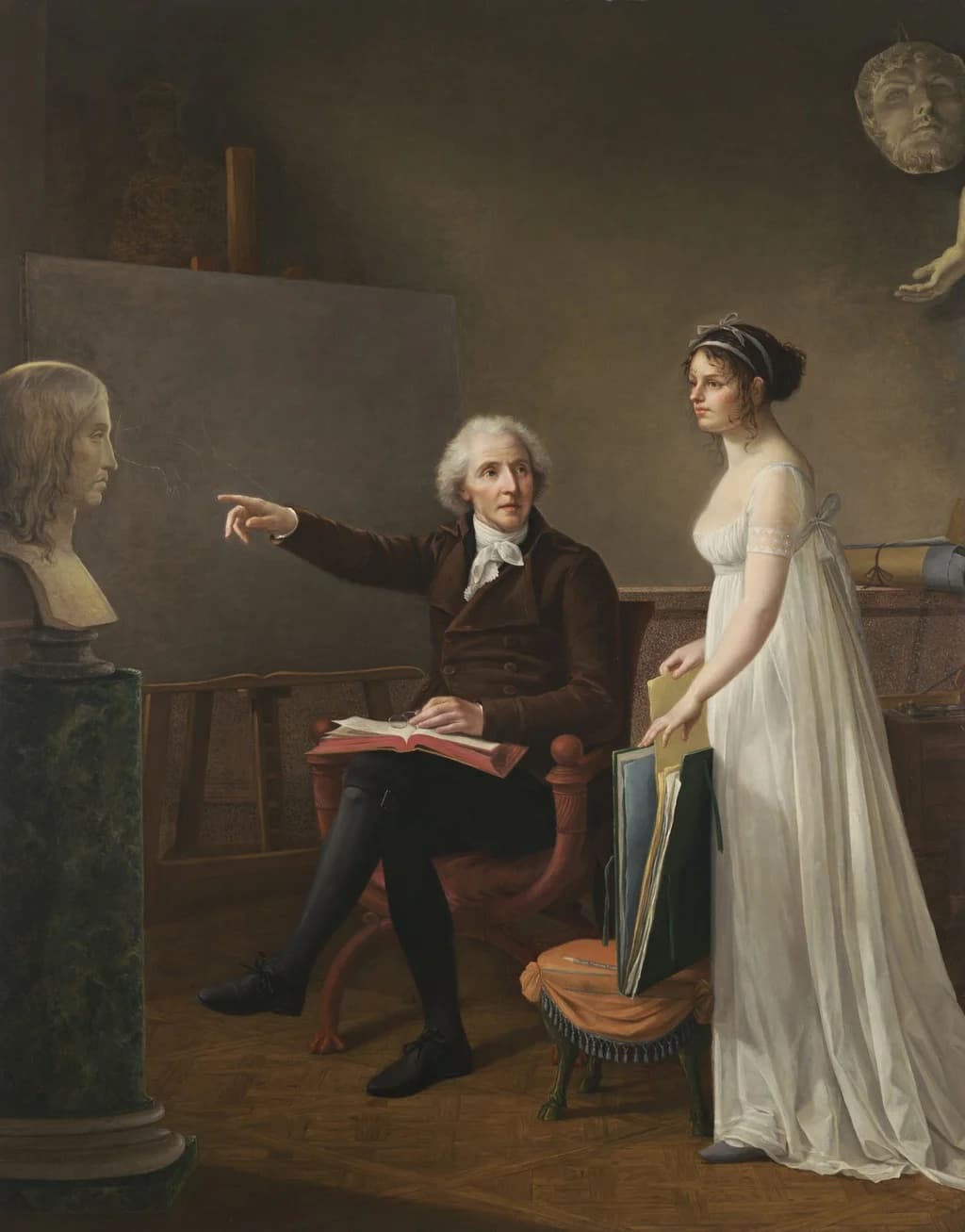 Self-Portrait with Artist's Father