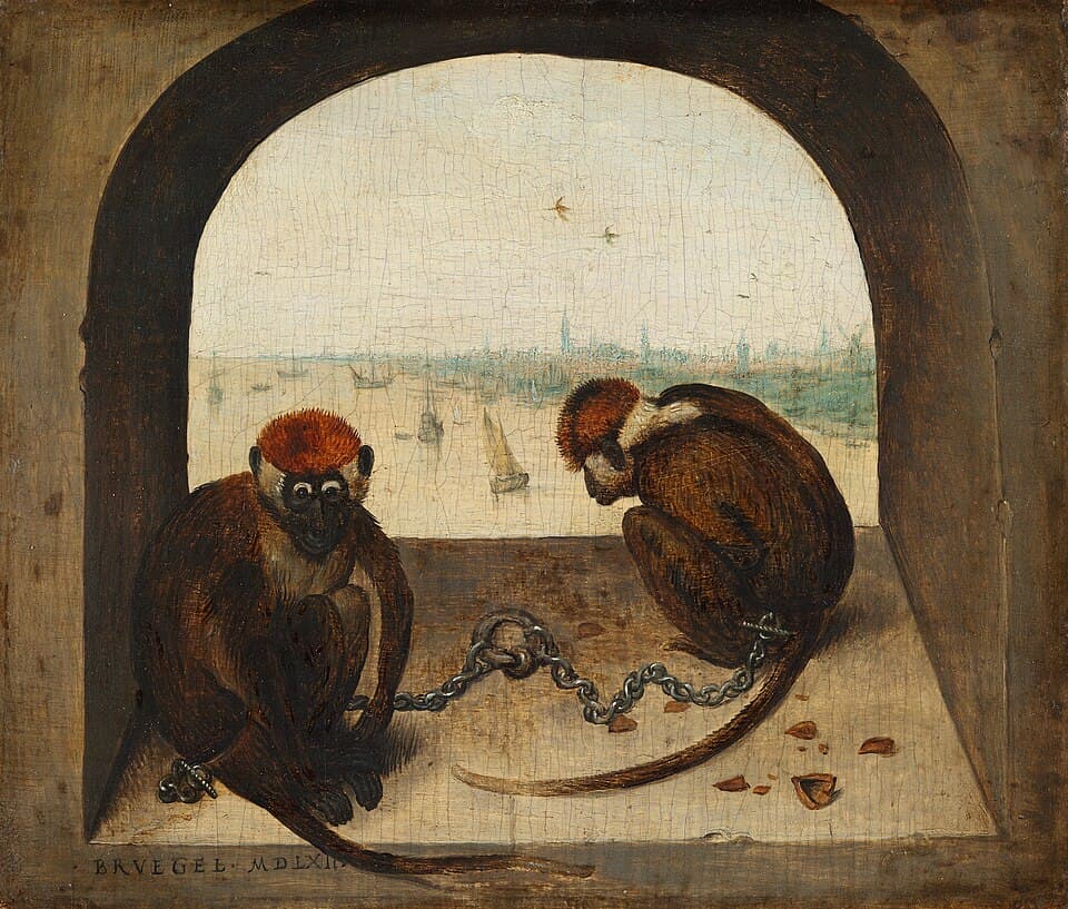 Two Chained Monkeys