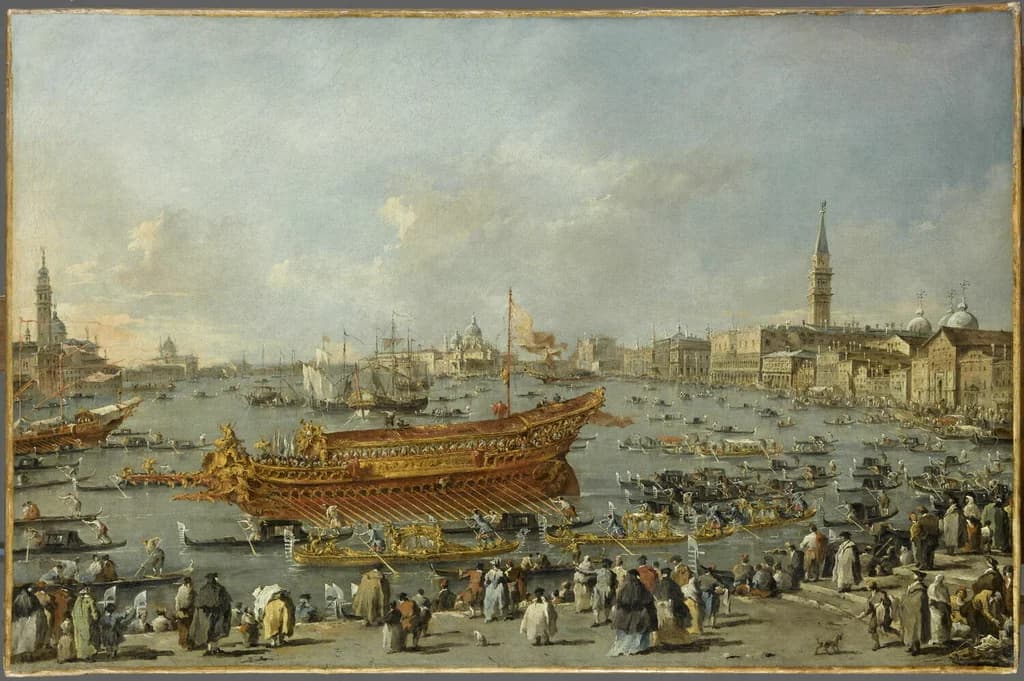 The Doge Alvise IV. Mocenigo on the Bucentaur near the Riva di Sant'Elena