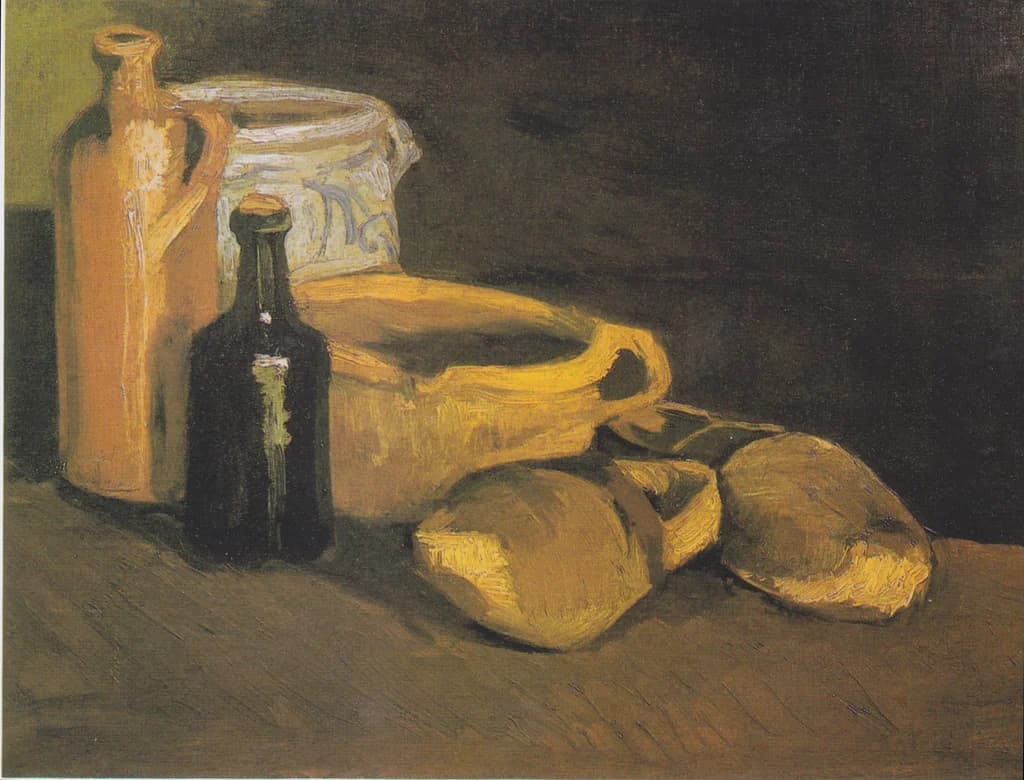 Still Life with Clogs and Pots