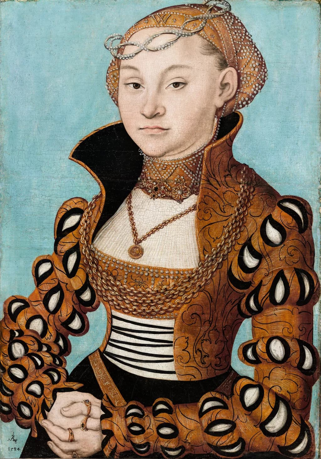 Bildnis einer sächsischen Adligen