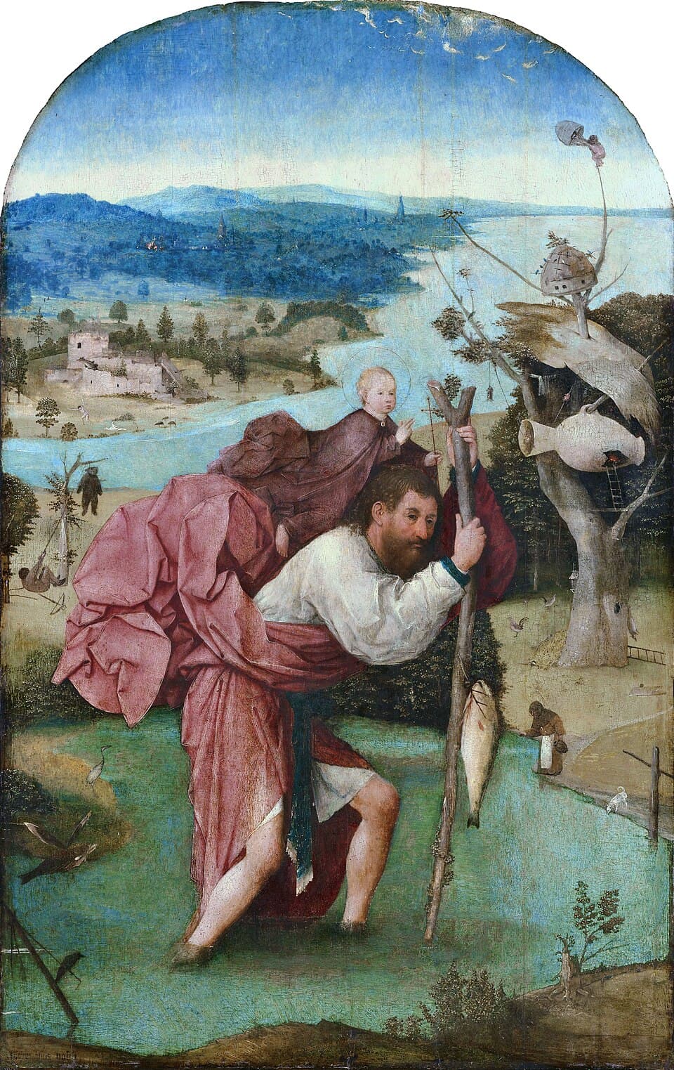 Saint Christopher Carrying the Christ Child