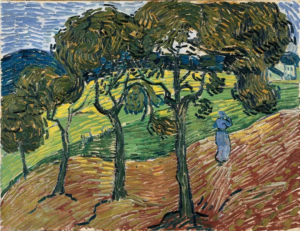 Landscape with Trees and Figures