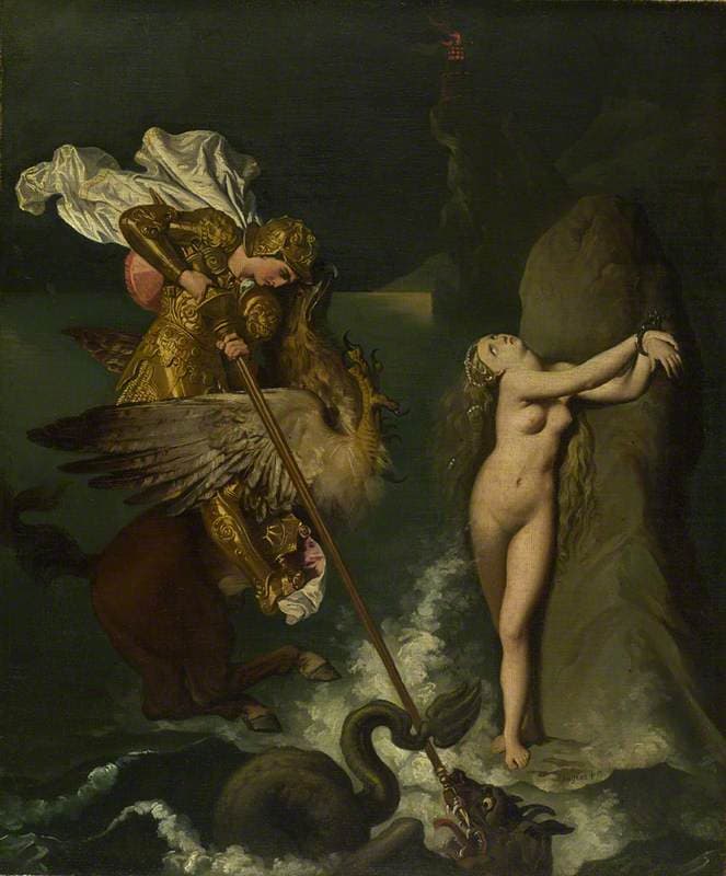 Angelica saved by Ruggiero