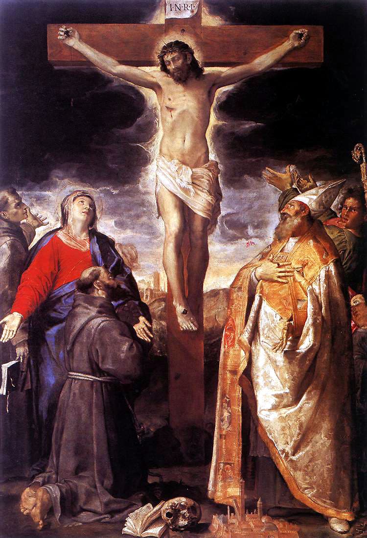 Crucifixion and Saints