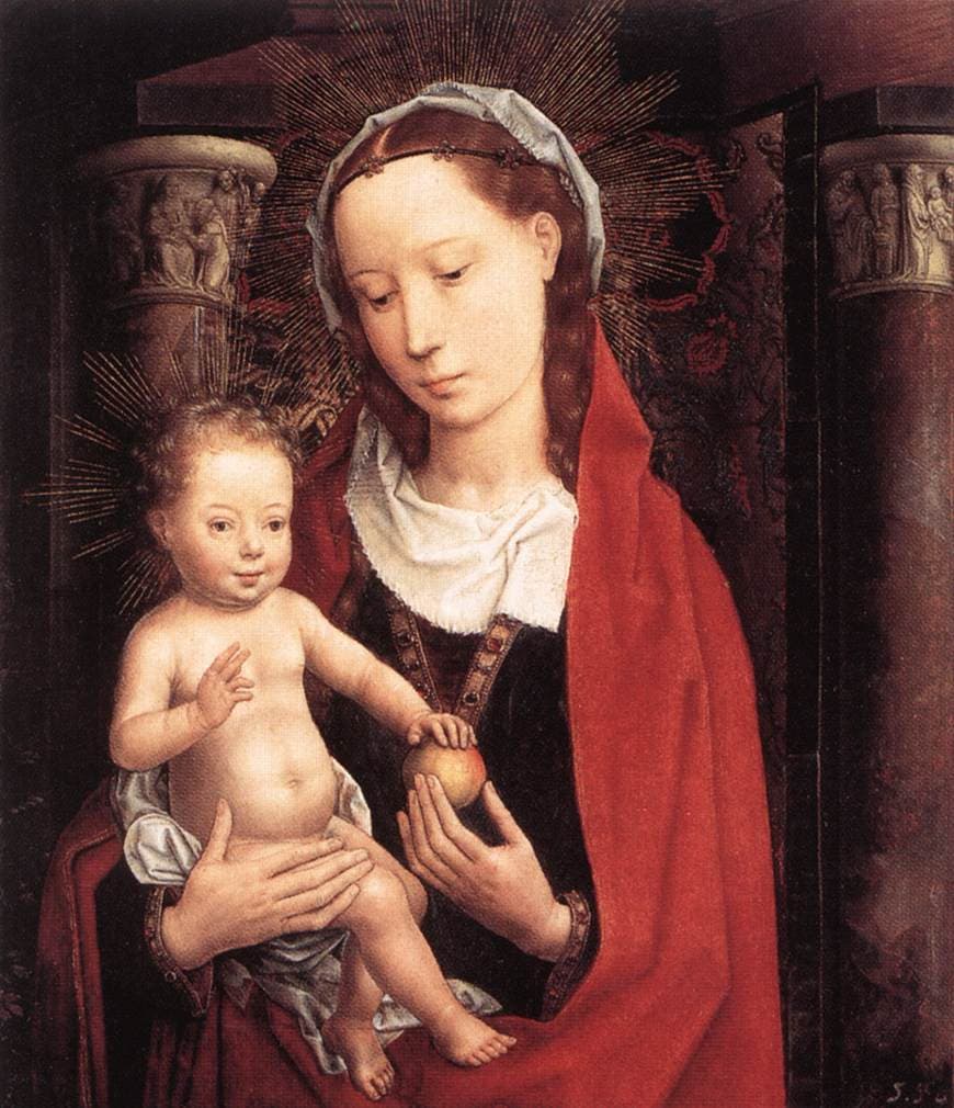 Stehende Muttergottes mit Kind