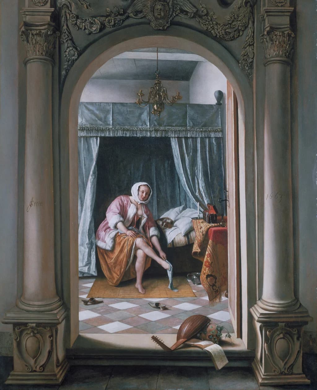 A Woman at her Toilet