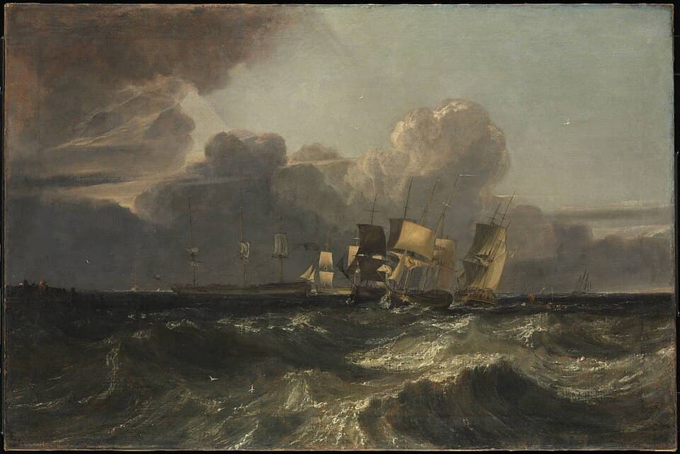 Ships Bearing up for Anchorage (‘The Egremont Seapiece’)