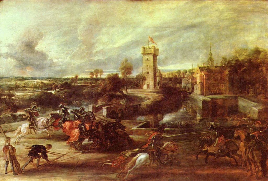 Tournament near the Moats of the Château de Steen