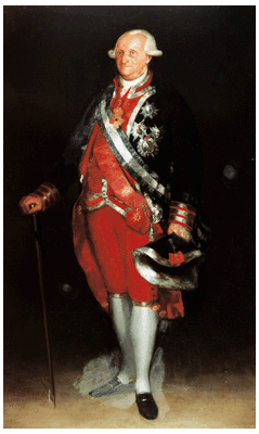Charles IV in the uniform of a colonel of the Guardia de Corps