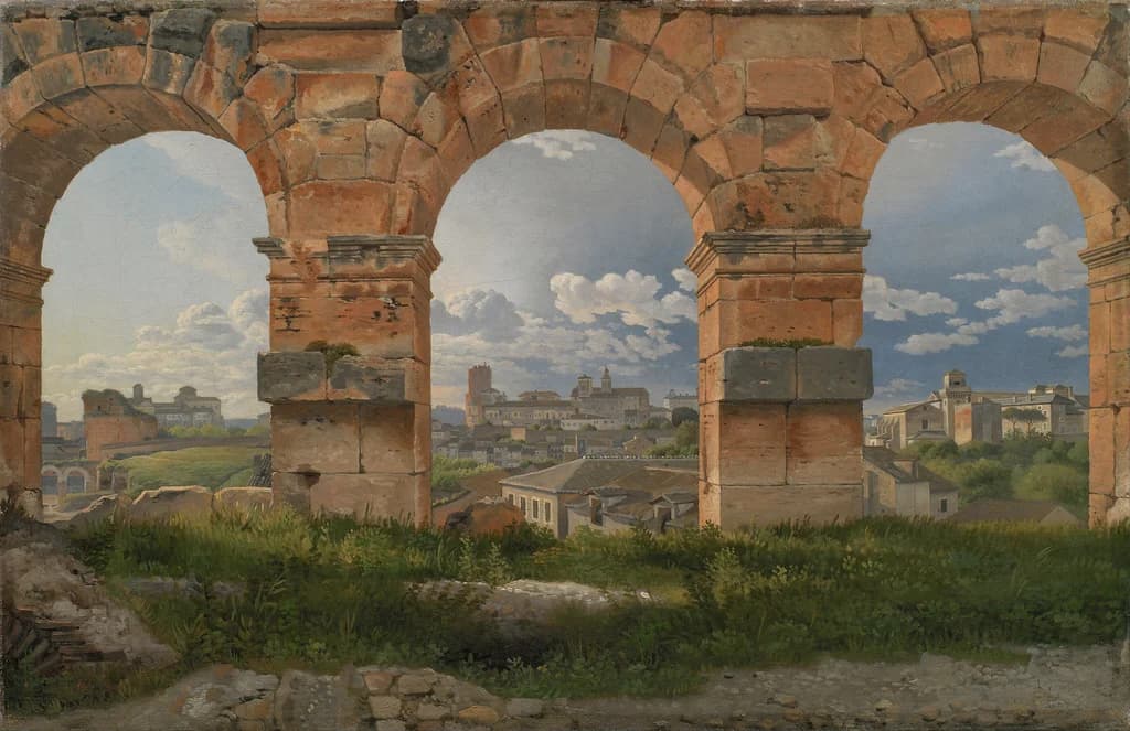 A View through Three of the North-Western Arches of the Third Storey of the Coliseum
