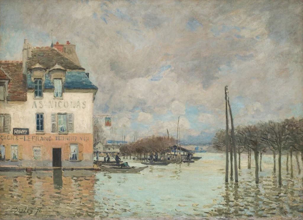 Flooding at Port-Marly