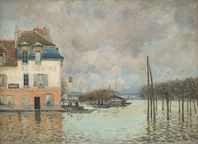 Flooding at Port-Marly
