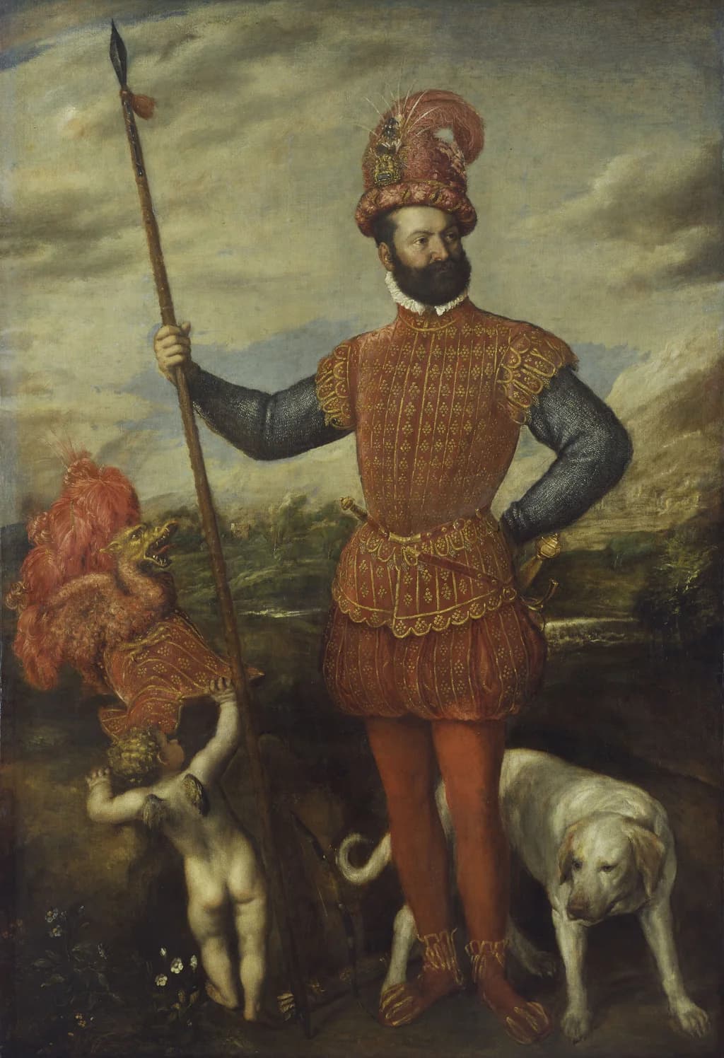 Portrait of a General - Man in Military Costume