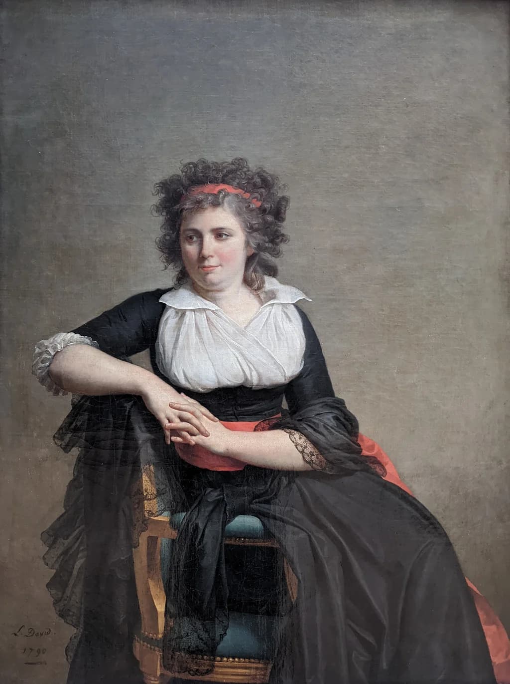 Portrait of the Marquise d'Orvilliers