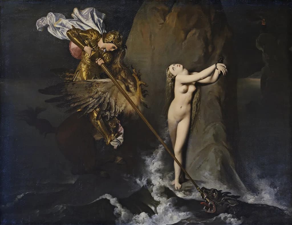 Ruggiero libera Angelica