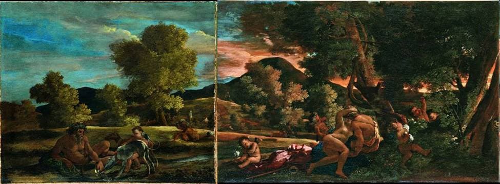 Vénus et Adonis. Paysage de Grottaferrata (right half of Venus and Adonis)