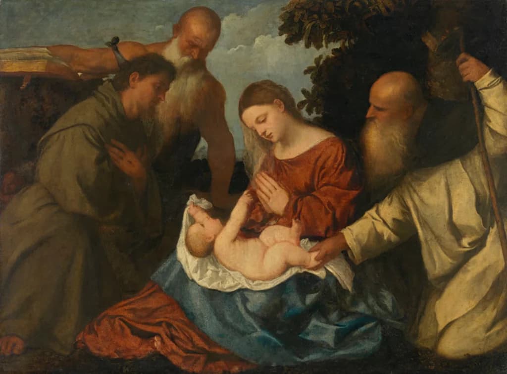 Virgin and Child with Saints Anthony Abbot, Jerome and Francis