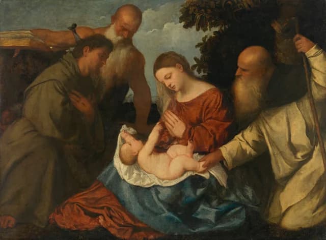 Virgin and Child with Saints Anthony Abbot, Jerome and Francis