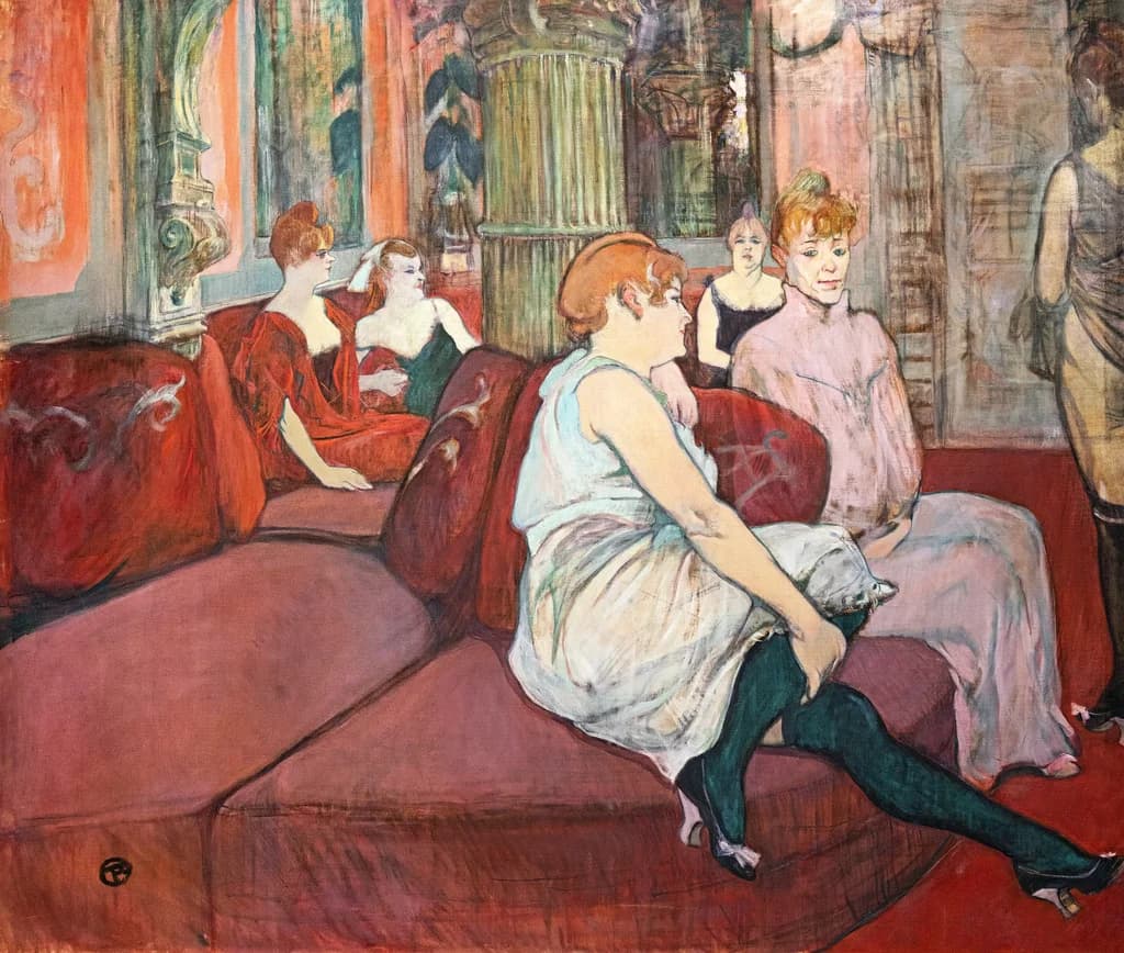 In the Salon at the Rue des Moulins