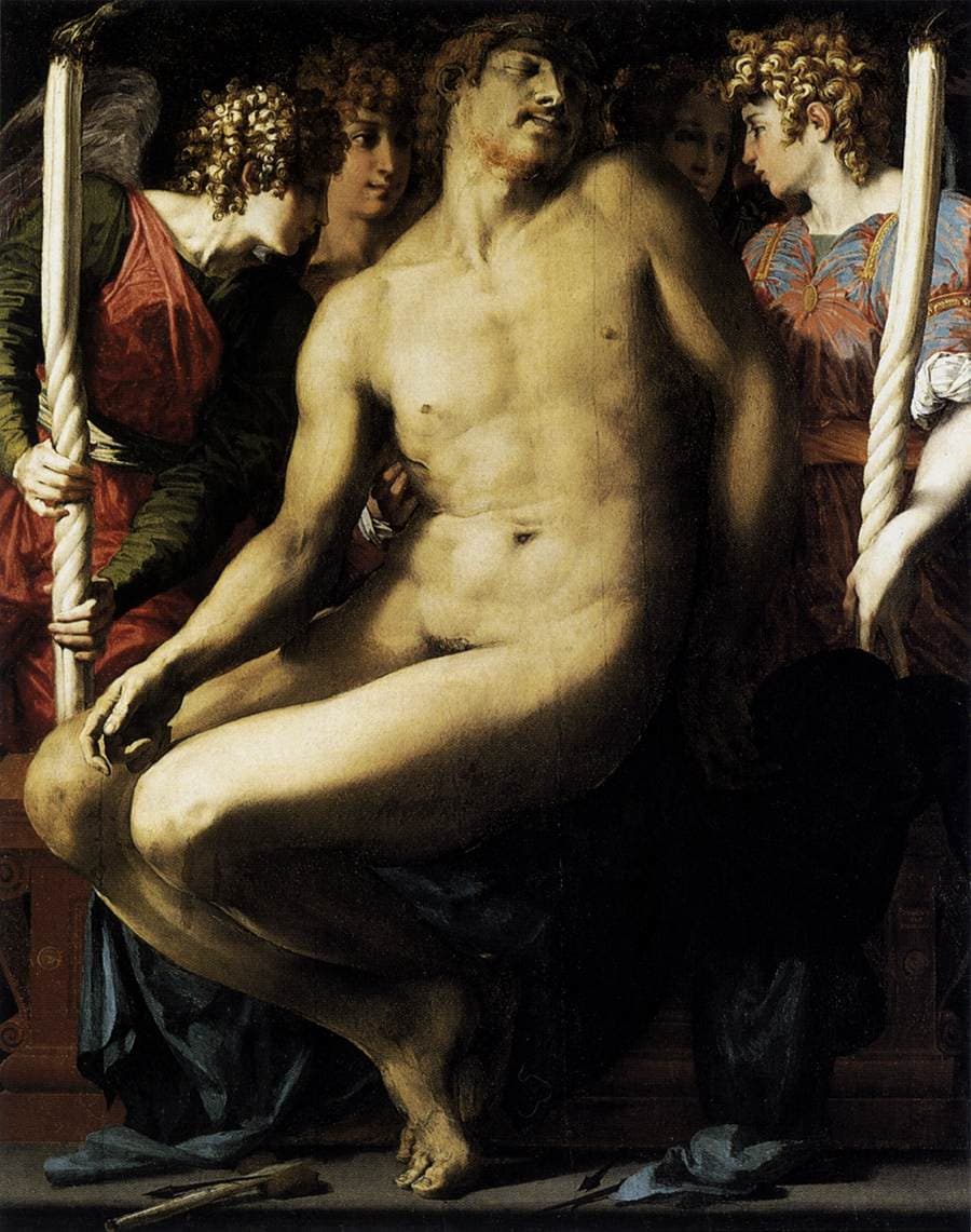 The Dead Christ with Angels