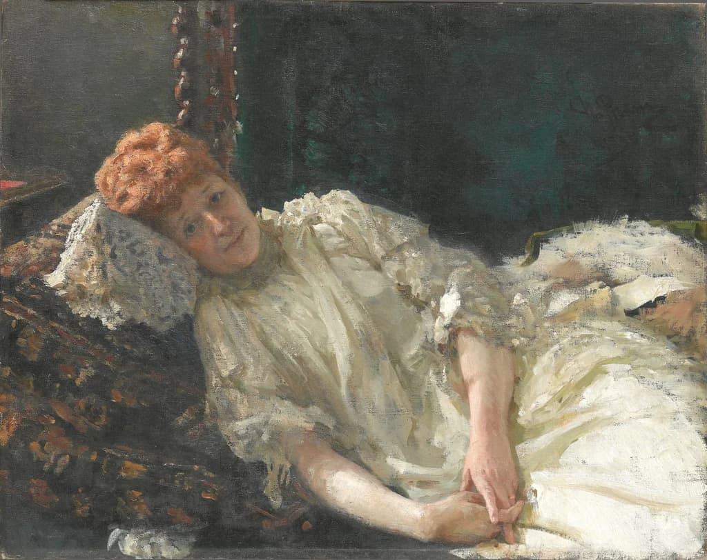 Portrait of pianist and comtesse Louise de Mercy-Argenteau