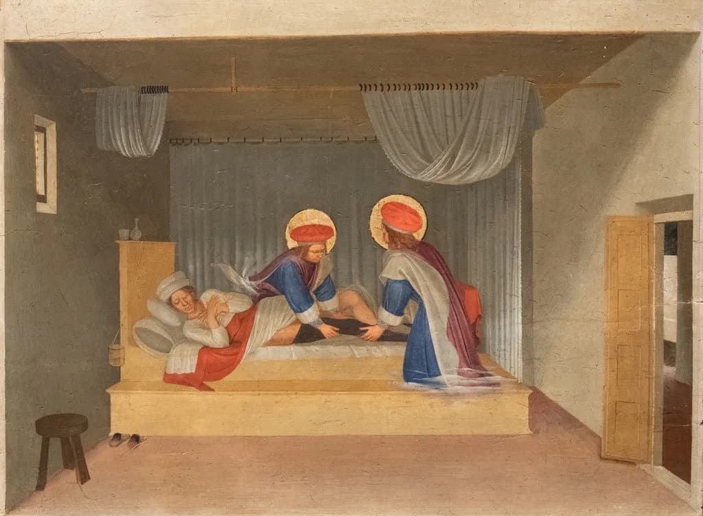 The Healing of Justinian by Saint Cosmas and Saint Damian
