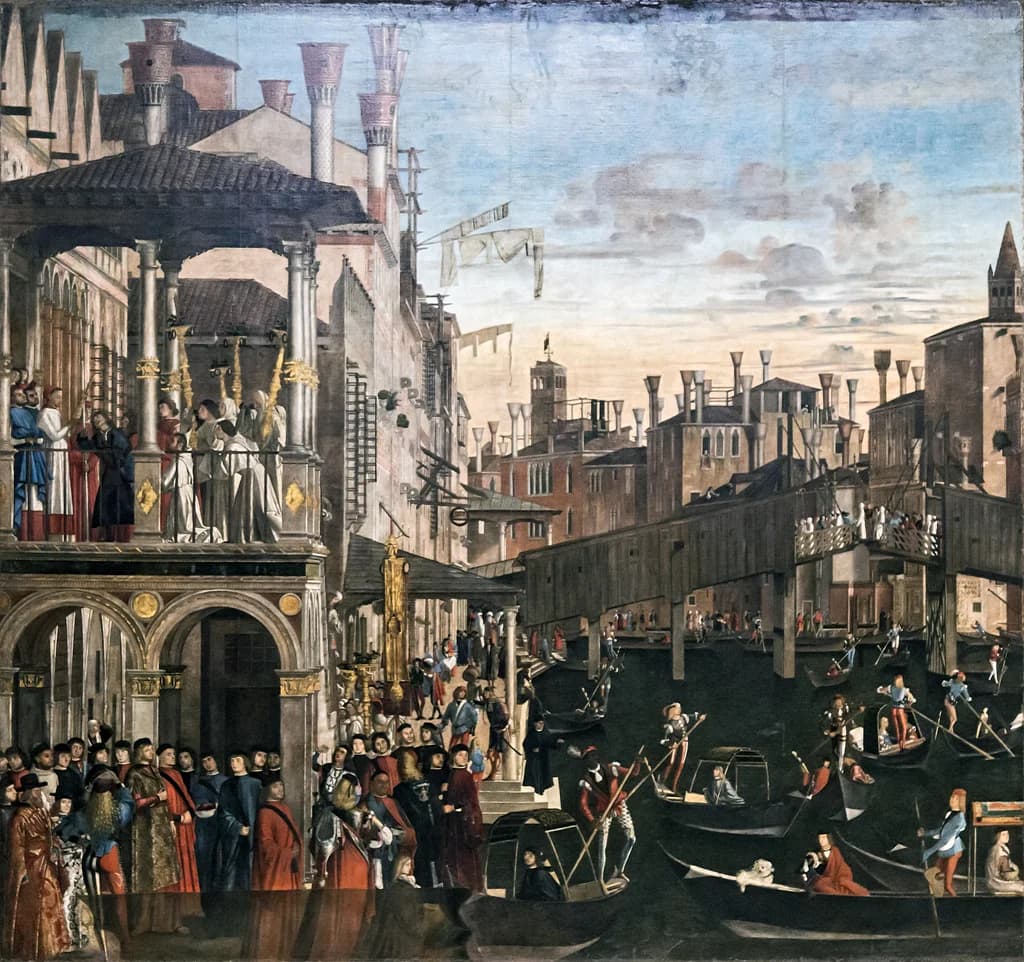 Miracle of the Holy Cross at the Rialto Bridge