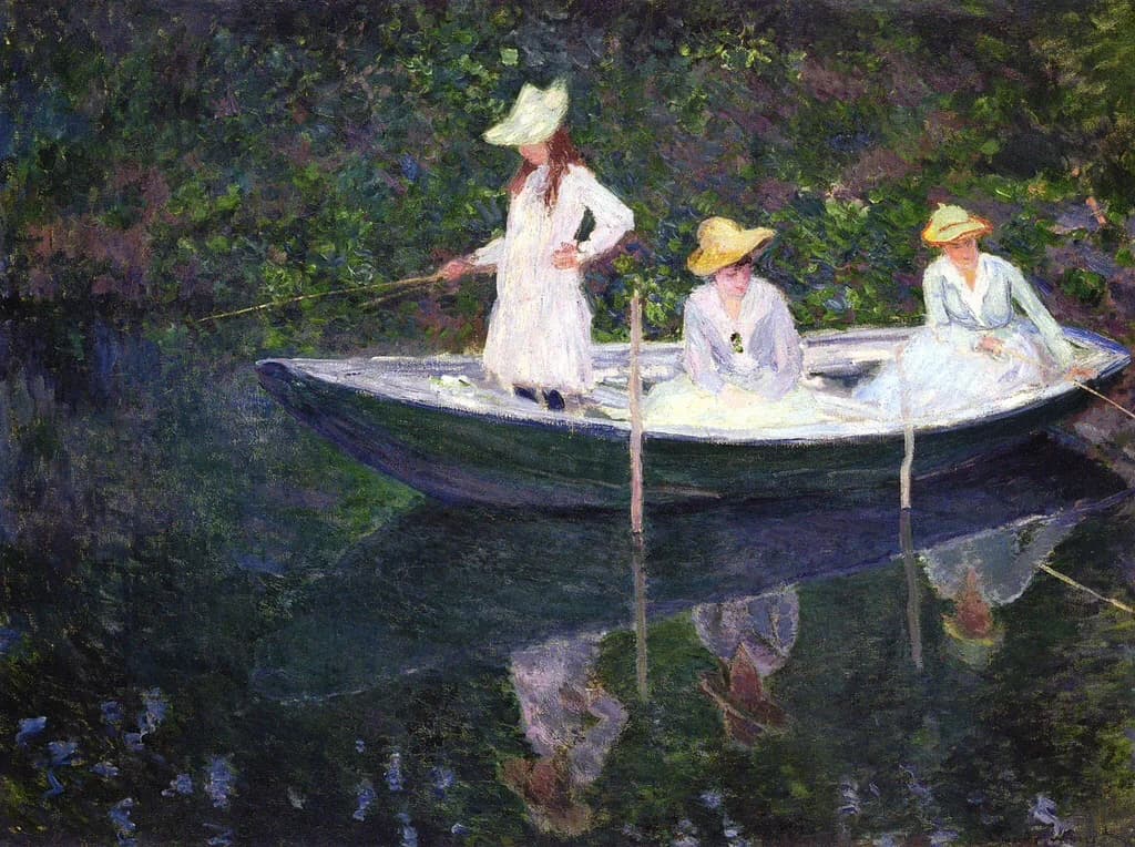 La barque à Giverny