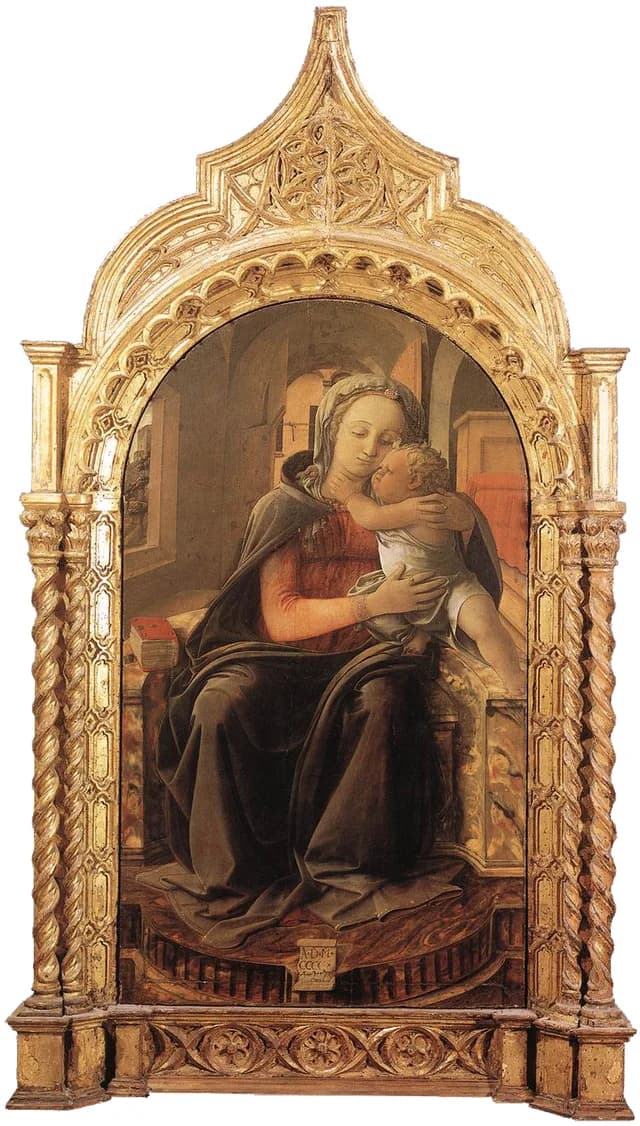 Madonna and Child Enthroned
