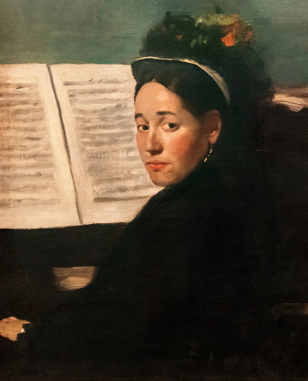Mademoiselle Dihau Playing the Piano