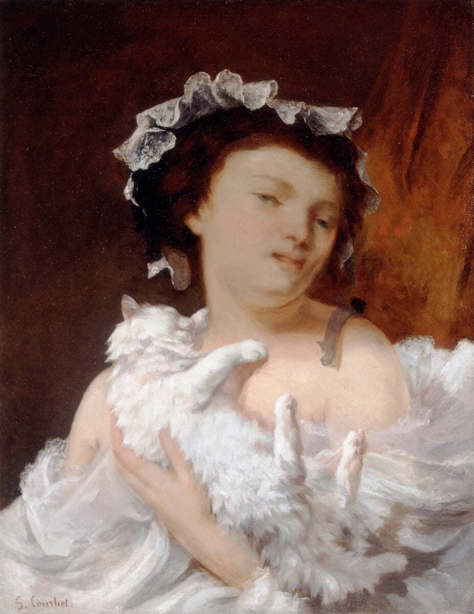 Woman with a Cat