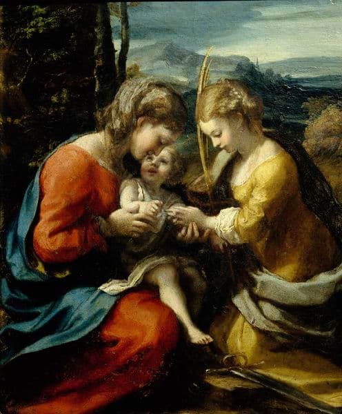 The Mystical Marriage of St. Catherine