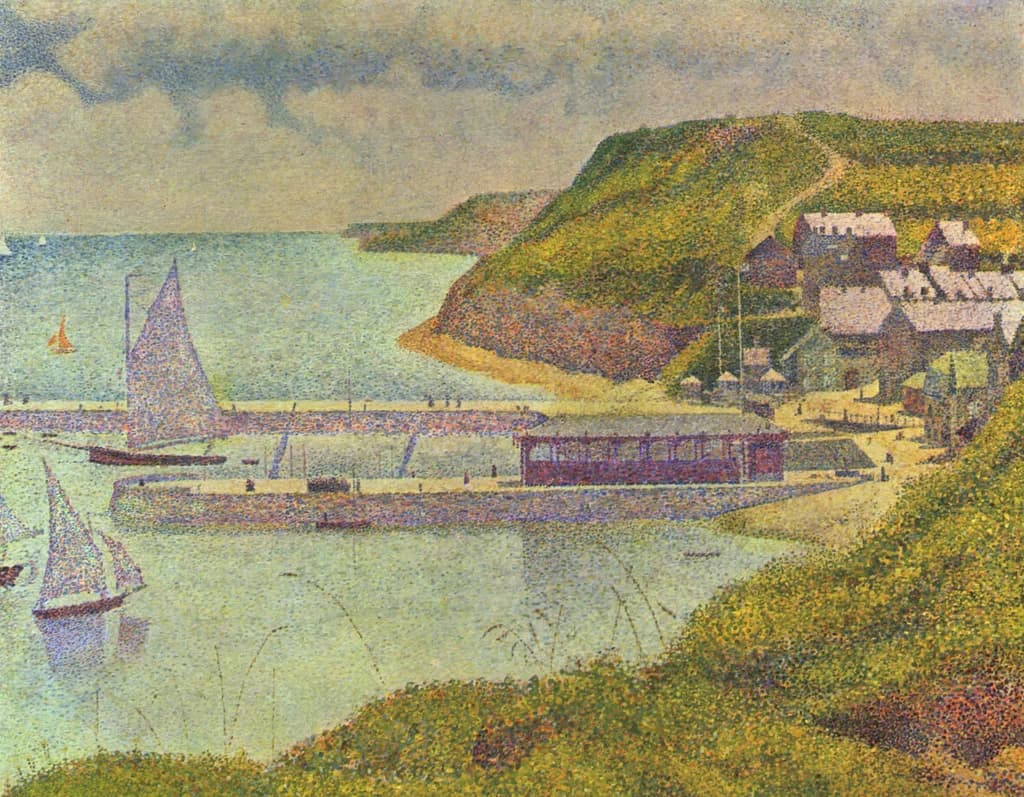 Port-en-Bessin, porto esterno, alta marea