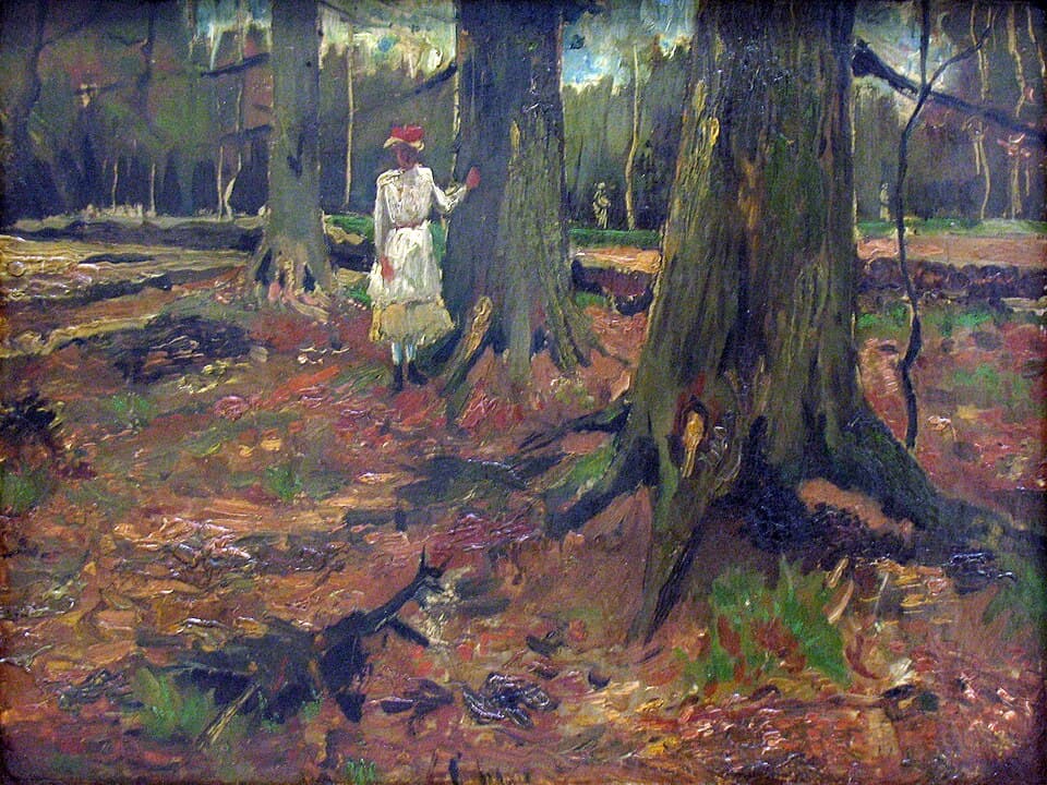 Girl in a Wood