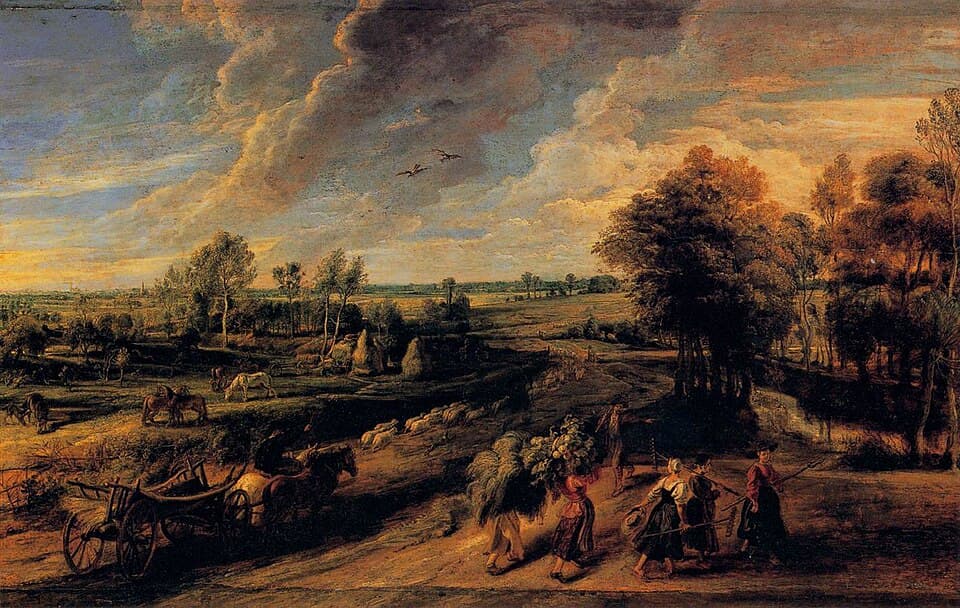 The Peasants Returning From The Fields