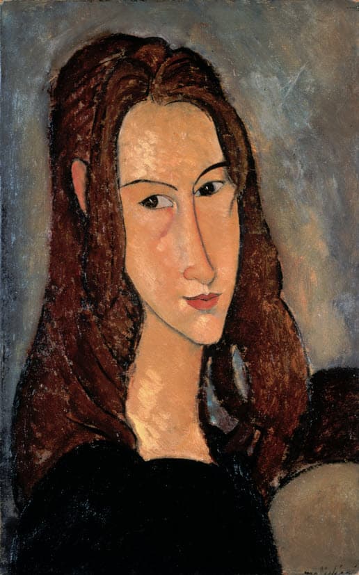 Portrait of Jeanne Hébuterne in profile