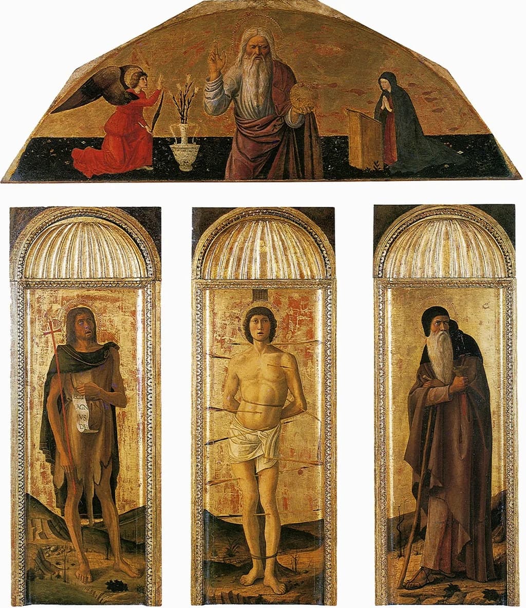 Triptych of Saint Sebastian