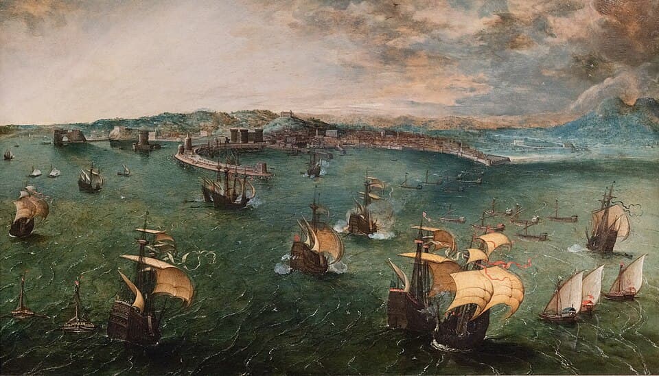 Naval Battle in the Gulf of Naples