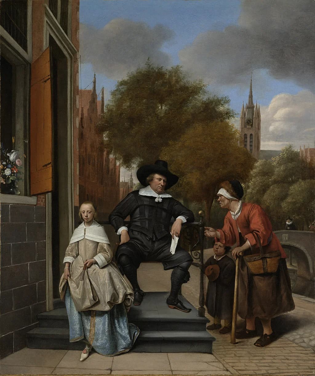 El burgomaestre de Delft y su hija