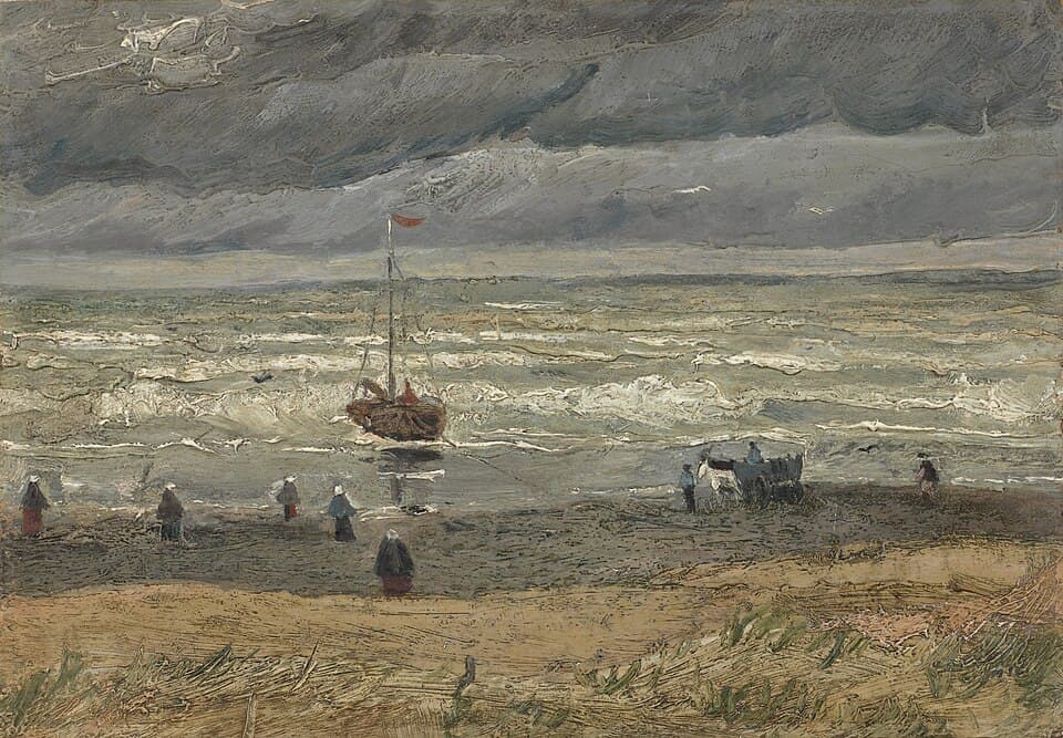 Veduta del mare a Scheveningen